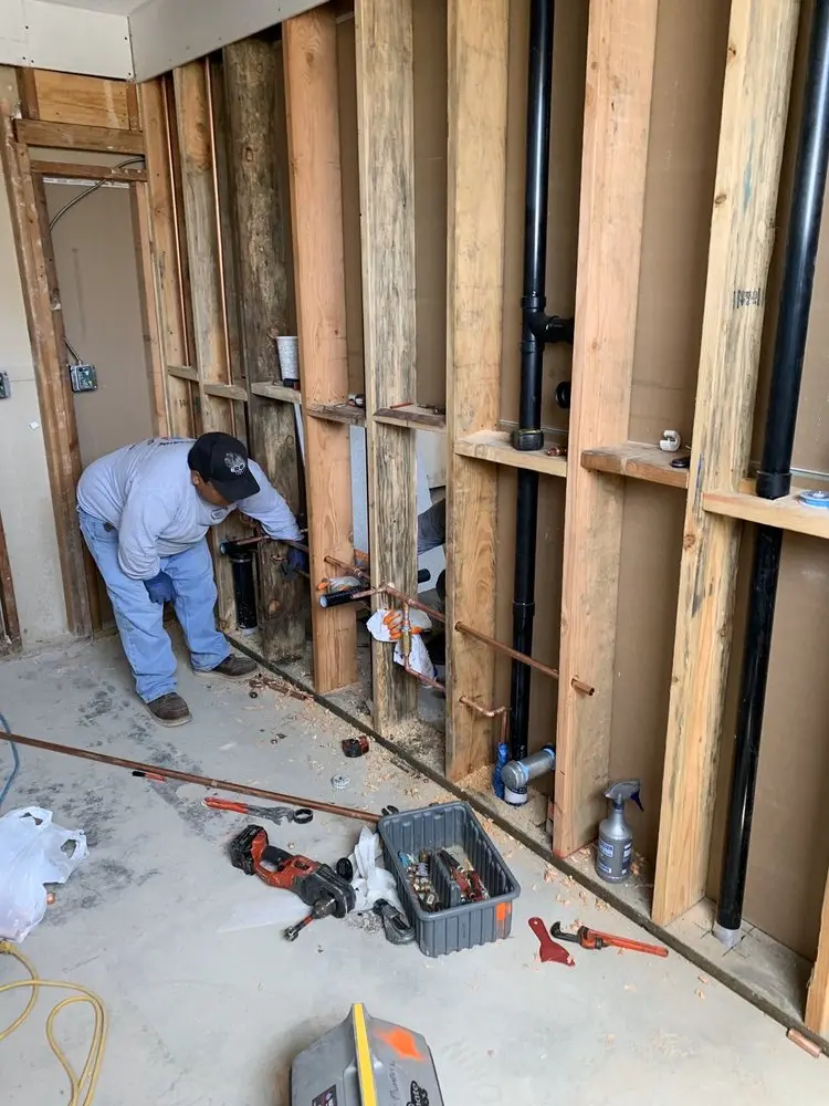 Commercial rough-in plumbing for Water Heater Replacement in Destrehan